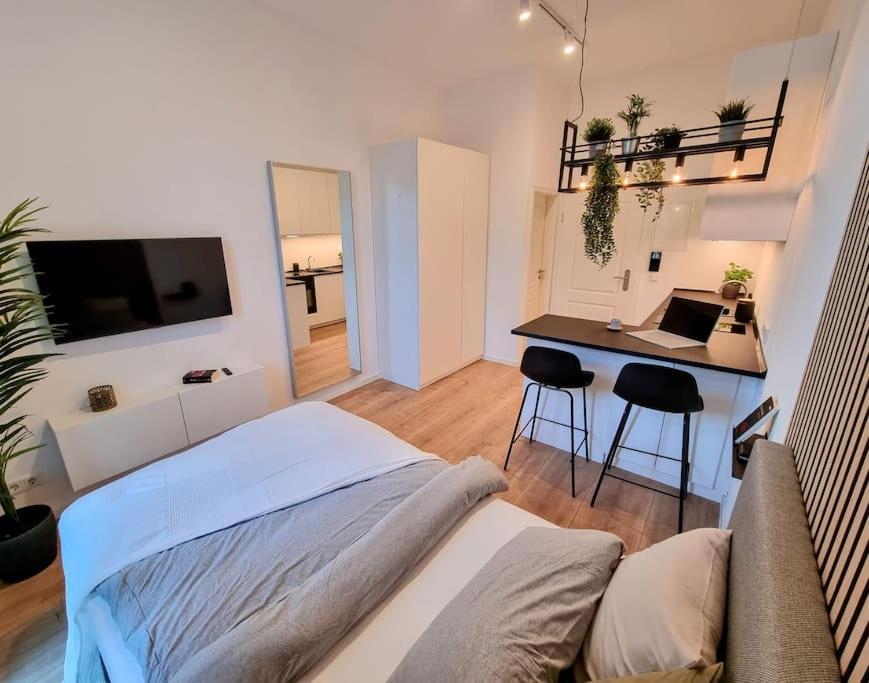 Modernes Apartment Karlsruhe Bagian luar foto
